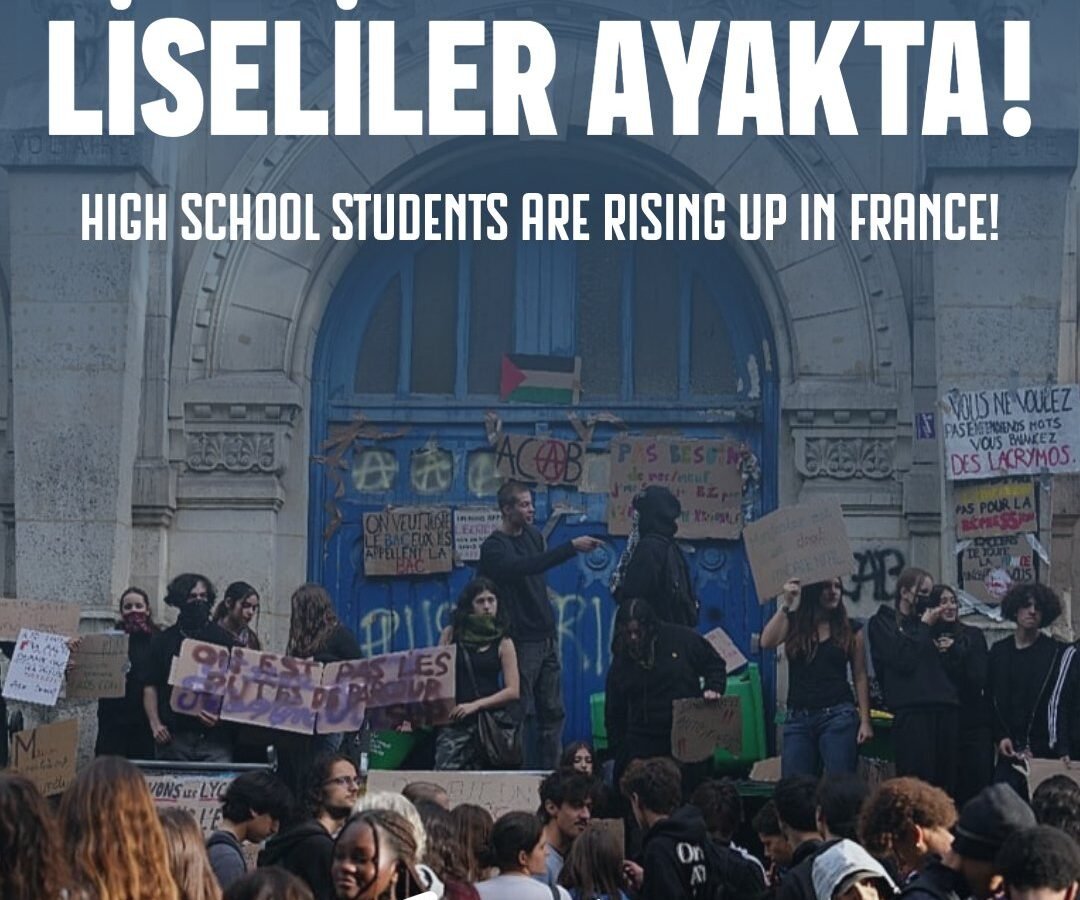 FRANSA’DA LİSELİLER AYAKTA!